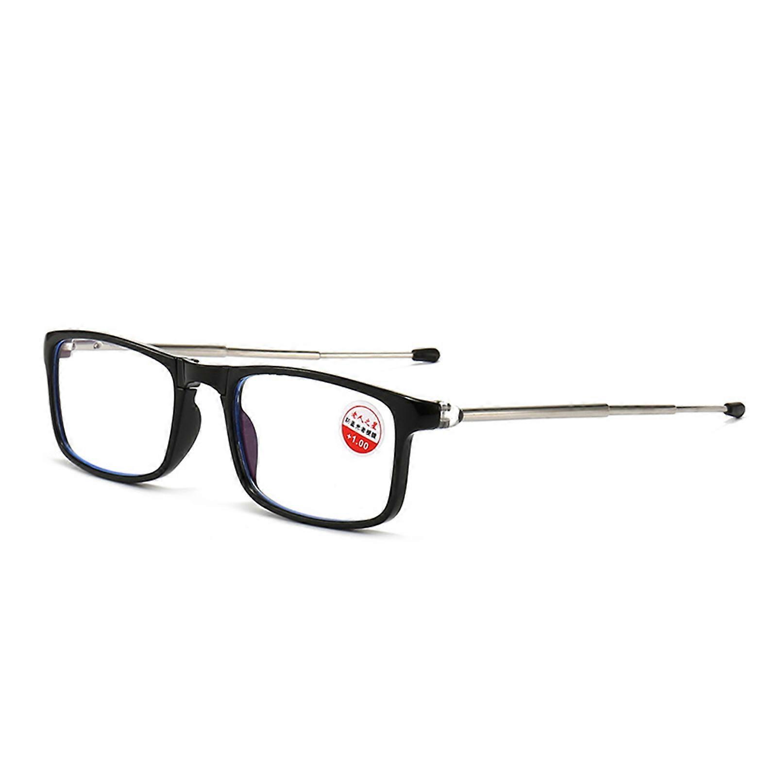 Rectangular Reading Glasses Presbyopic Glasses Comfort Telescopic Rod For Elderly Daily Wear