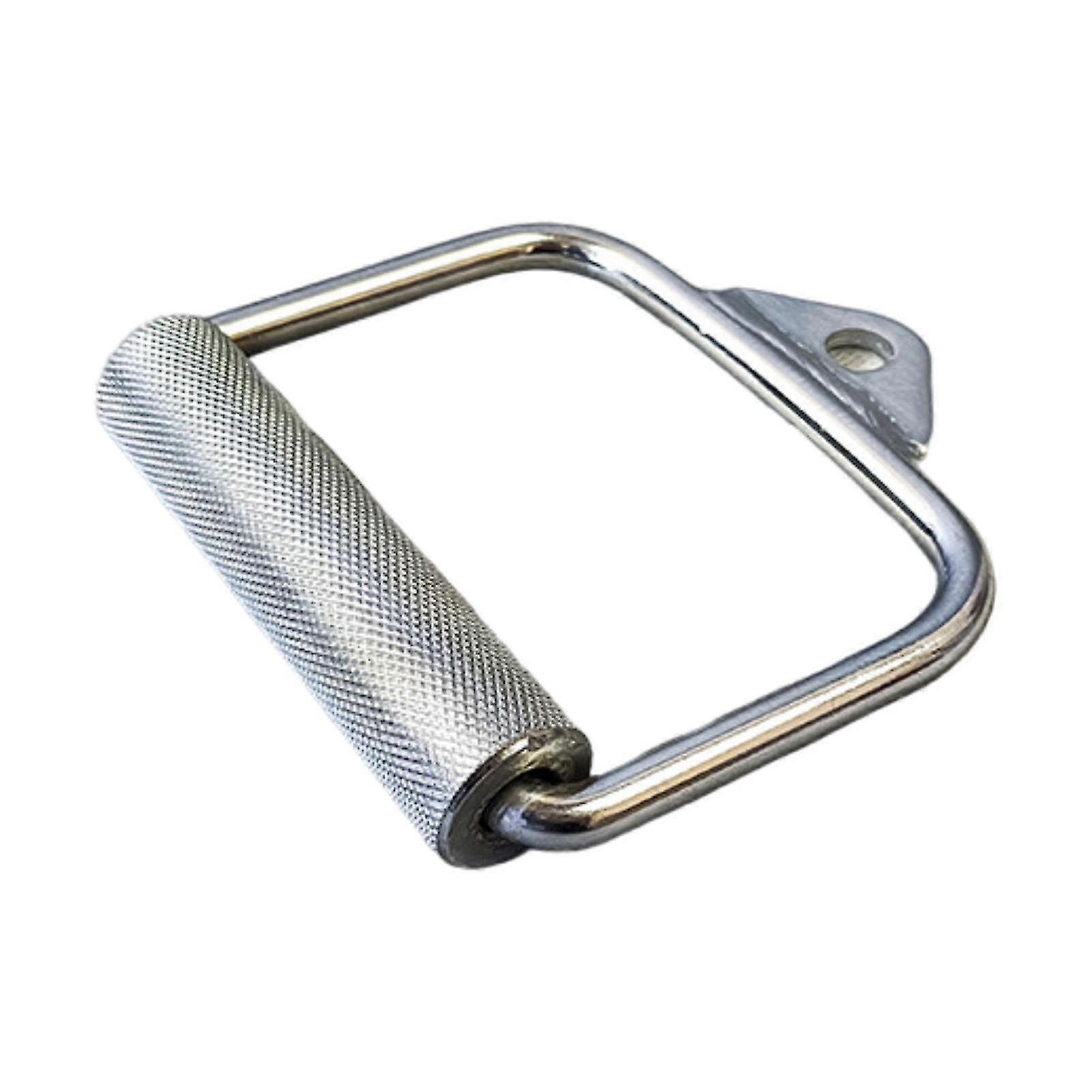 Pull up Handle Arm Lifting Handle D Handle Rotating Bar Workout Equipments Heavy Duty Comfortable Grip Resistance Band Handle-color: knurled handle