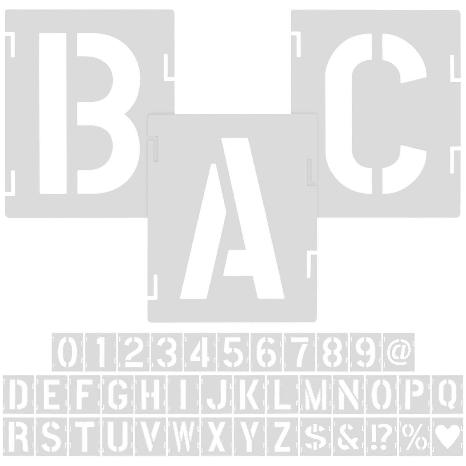 1 Set Household Spray Stencils Multi-function Letter Stencils Reusable Printing Stencils