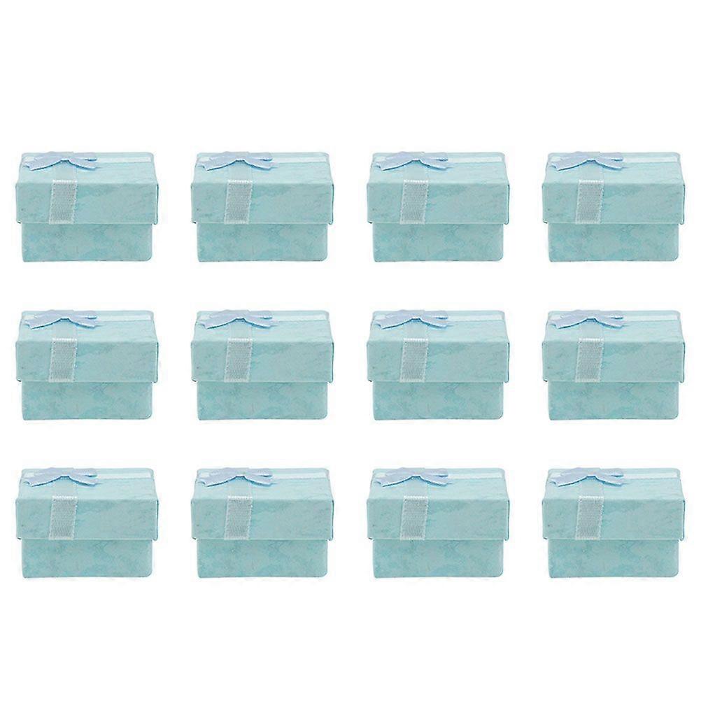 12pcs Jewelry Wrapping Boxes Ring Containers Jewelry Gift Packaging Boxes