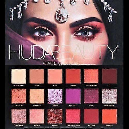 2025 18 Rich Colors: HUD Eyeshadow Palette in Matte, Shimmer & Metallic