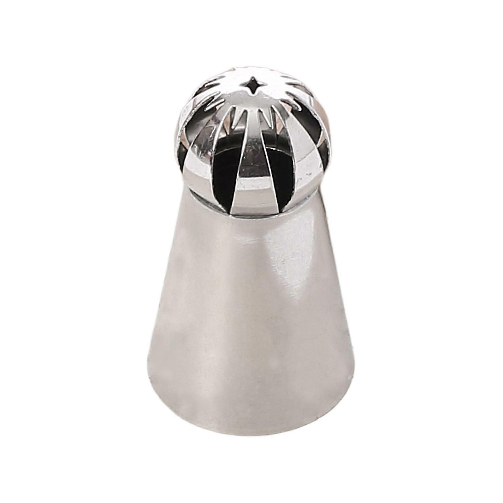 Stainless Steel Spherical Icing Piping Nozzle Russian Ball Pastry Tip Fondant Cupcake Sphere Shape Cream Baking Tip Tool