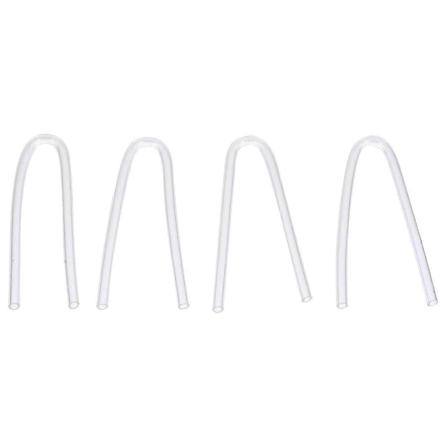 4pcs Preformed BTE Earmold Hearing Aid Tubes Hearing Machine Mold Tubes