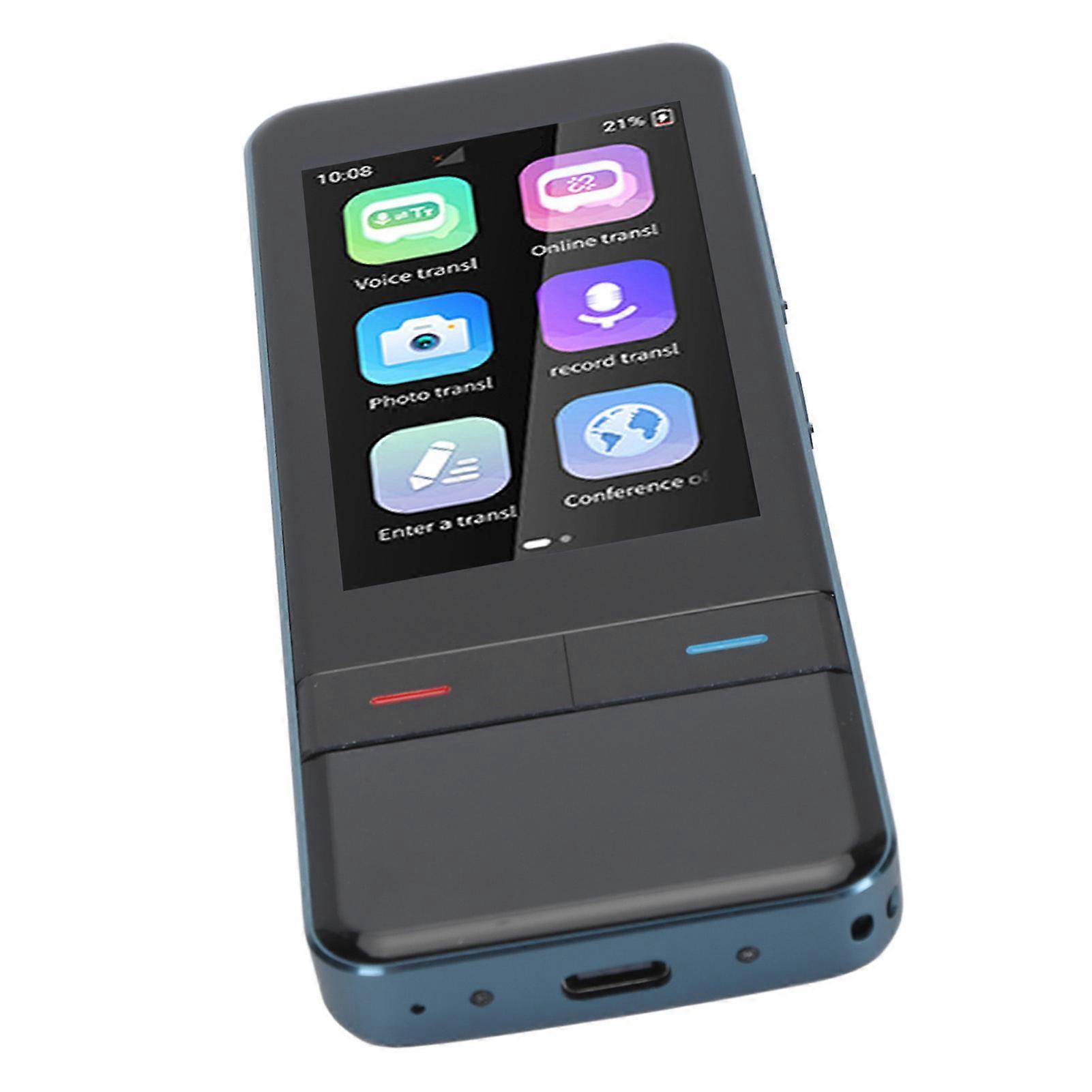 AI Intelligent Translator 139 Languages Online Translation High Accuracy Real Time Touchscreen Language Translator Device 