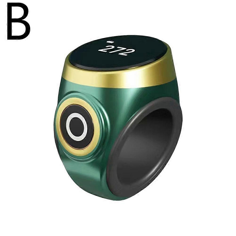 Waterproof Finger Counter With Luminous Touch Screen Digital Display Portable Ring Design For Easy Carry