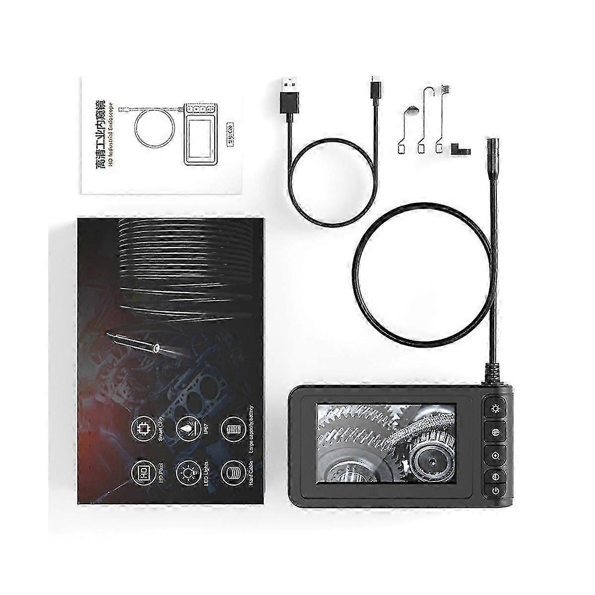 Industrial Endoscopes Borescope Camera, 4.3inch Lcd Screen Hd Digital Snake Camera Sewer Inspection