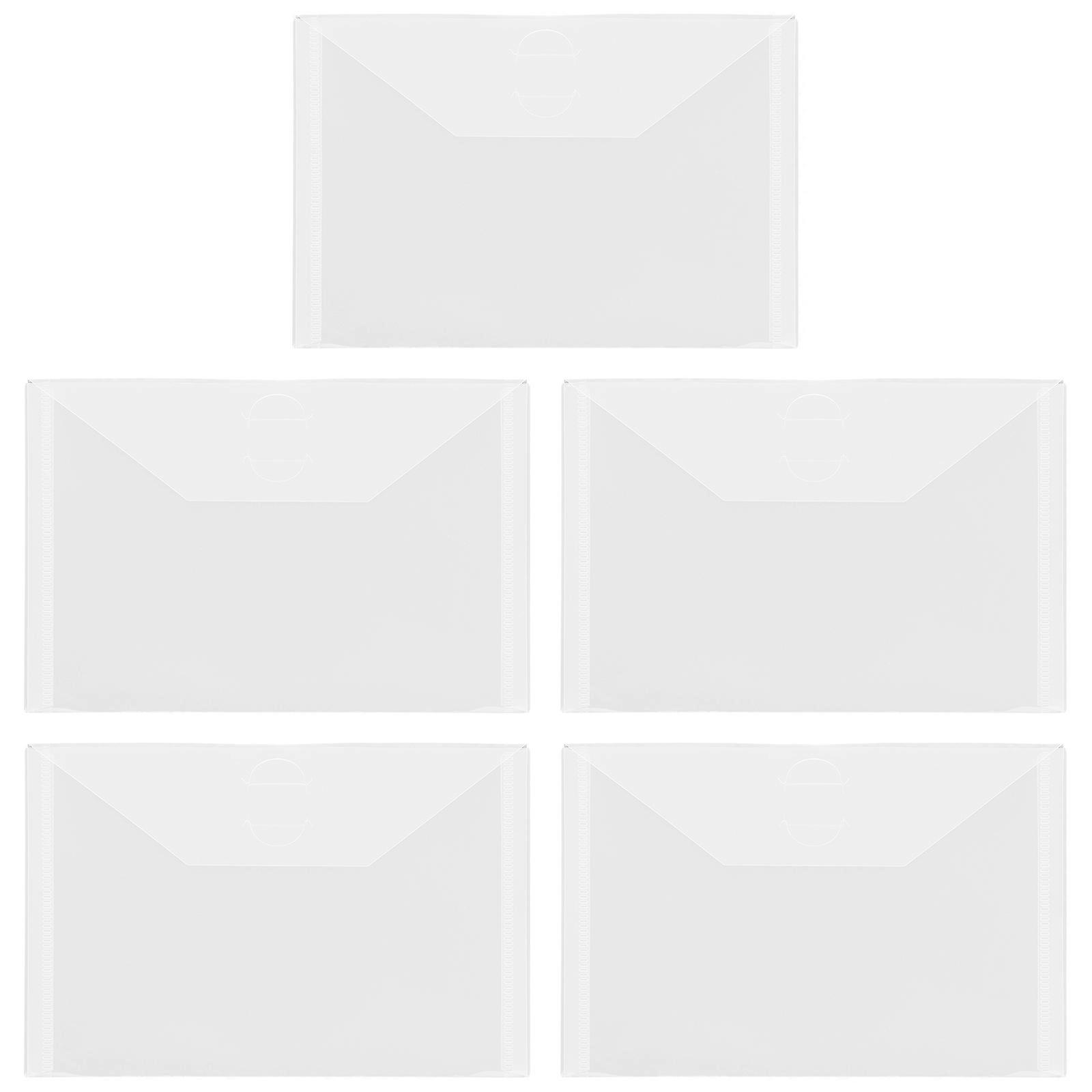 Here's a well structured product description for your **5pcs Transparent Storage Bags for Organizing Stencils and Cutting Dies**:
### **5pcs