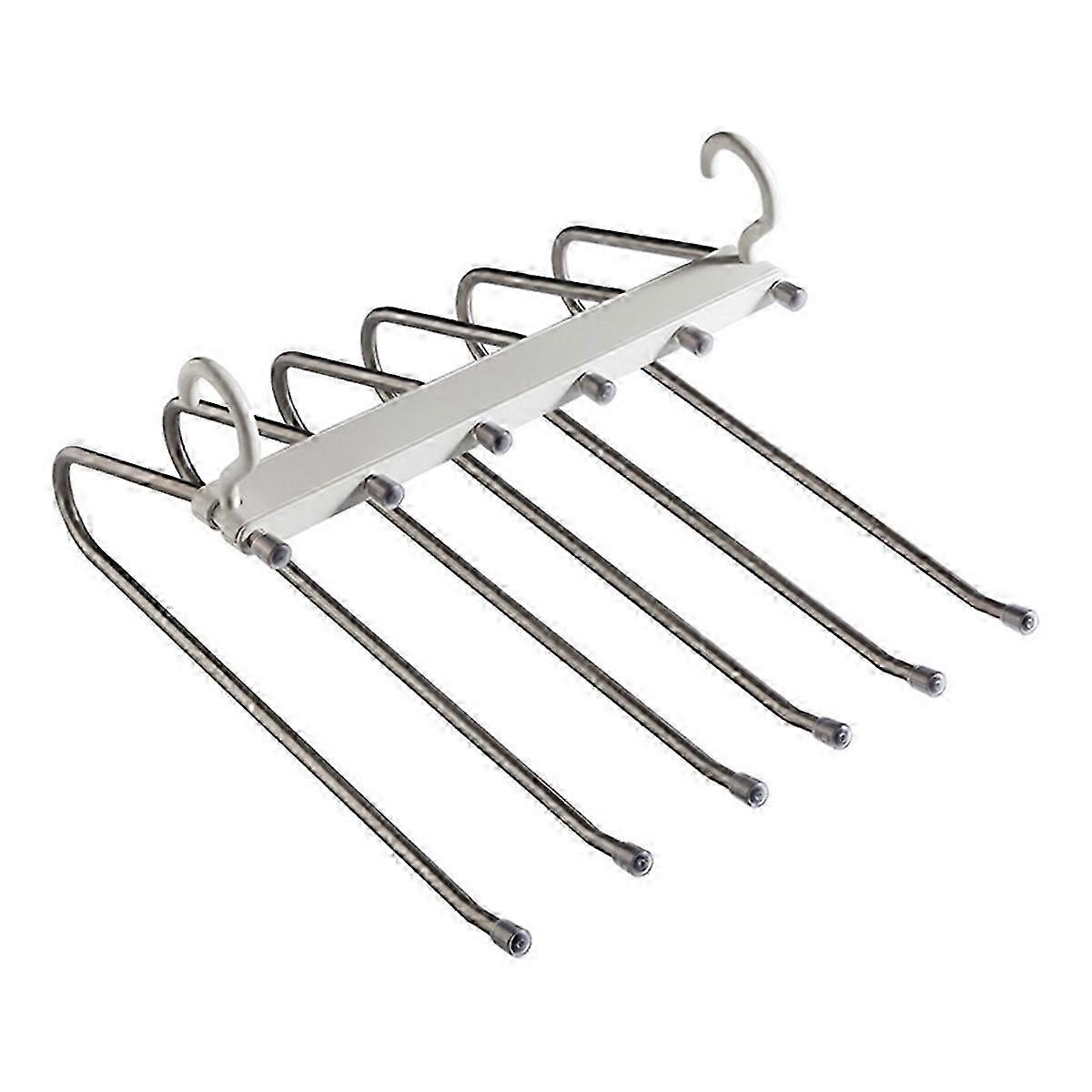 Trouser Hanger Space Saving Hanger Folding Hanger Multi-Function Organizer A