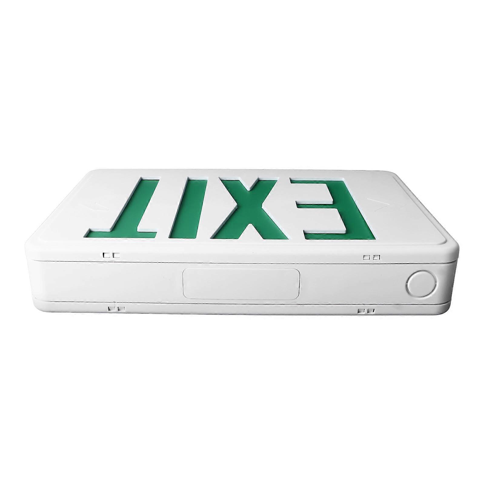 EXIT Sign Emergency Exit LED Light Safety Evacuation Indicator Light AC 85‑265V for Wall Ceiling 