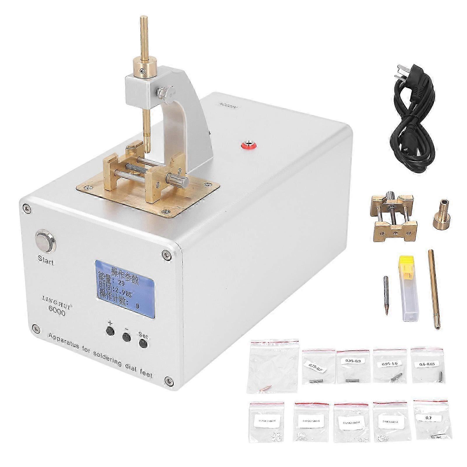 Dail Feet Welding Machine 2 In 1 Dail Feet Soldering Machine Watch Repair Tool For Watchmaker Au Plug 220v