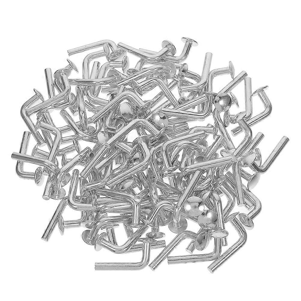50 Pack Galvanized Iron Pin Bolts for Pallet Rack Safety in Warehouse Shelving Systems
