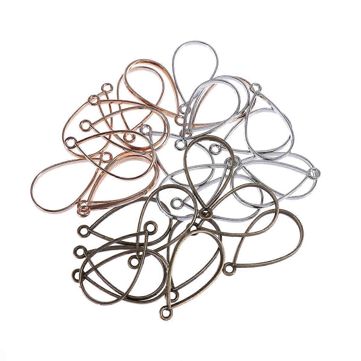 תליוני מסגרת ריקים ליצירת תכשיטים, סגסוגת חזקה עם גימור