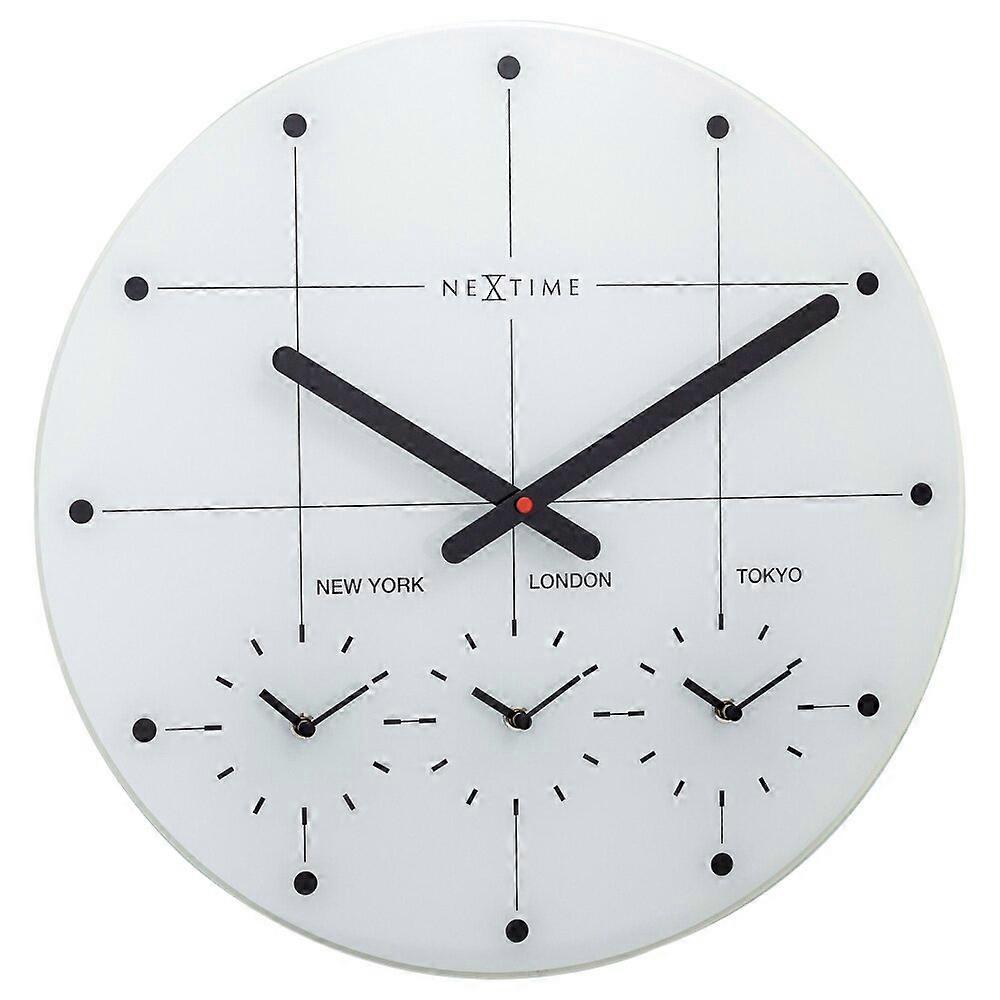 NeXtime - 8197WI - Wall Clock - 43cm - white - Big City