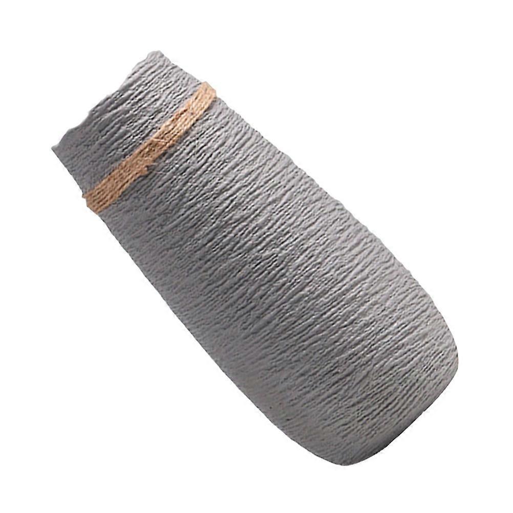 Flower Arrangement Vase Vase Unique Desktop Ornament 23x7.5cm Grey 1Pcs