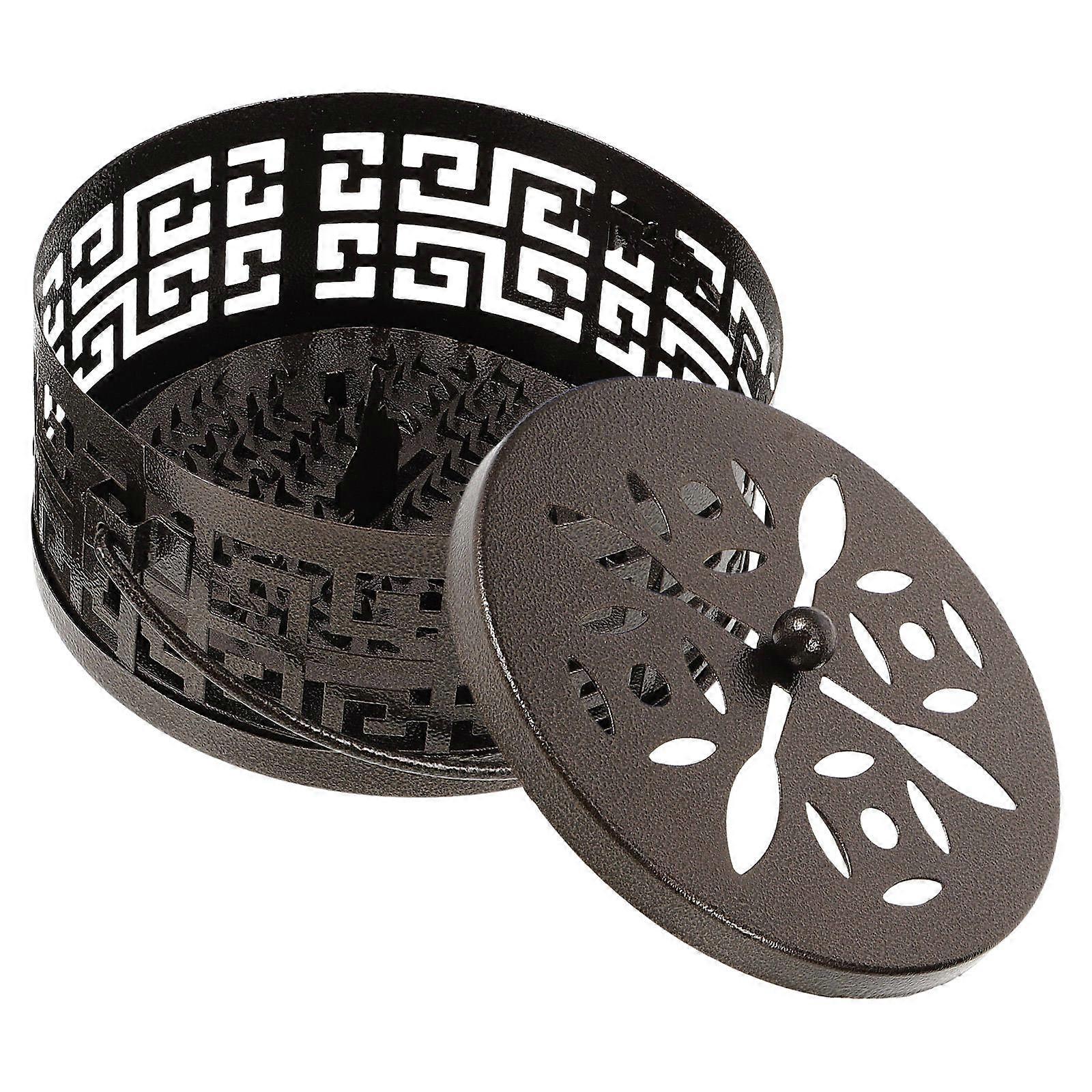 Censer Burner Incense Box Decorative Modeling Indoor Outdoor Light Brown 16.00X16.00X14.00CM 1Set