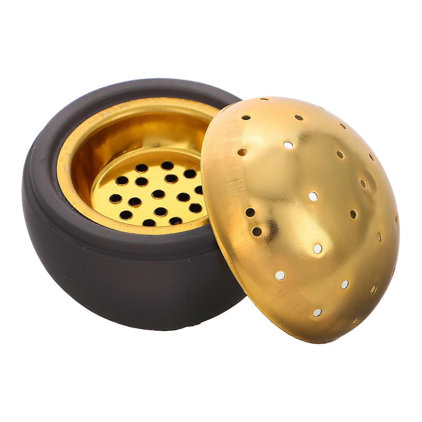 Ball-Shaped Incense Burner Cement Aromatherapy Diffuser For Home Decor Adults 8.00X8.00X7.60CM 1Set