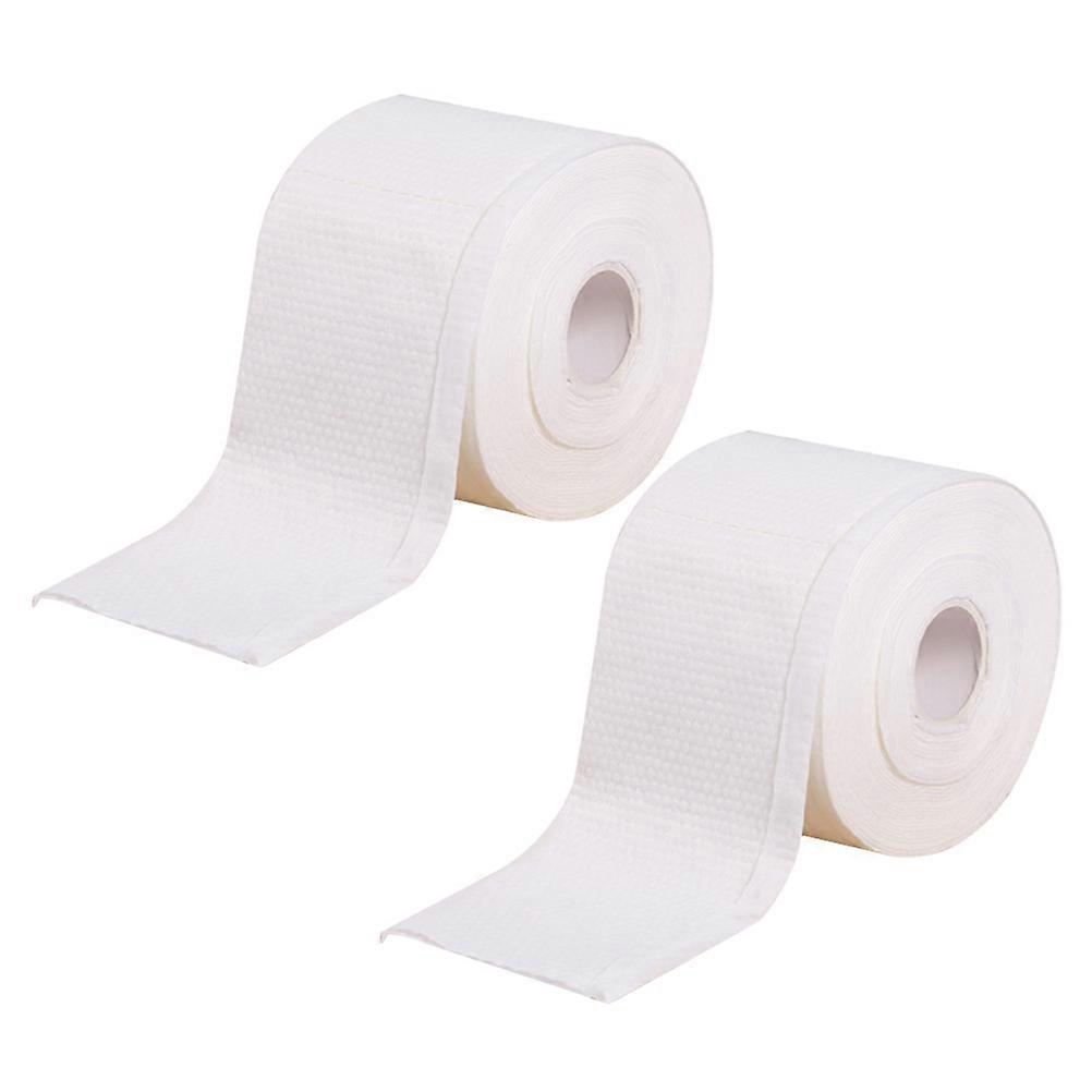 Essuie-mains en coton pour serviettes jetables à la maison avec conception double face 2 rouleaux