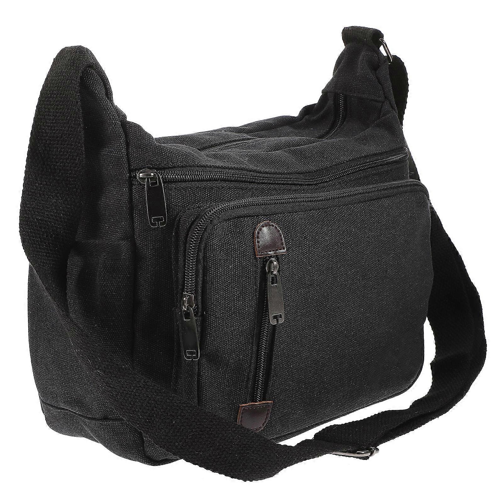 Canvas Satchel Bags For Men Multi Functional For Business Use 28 X 10 X 22 Cm 1Pcs