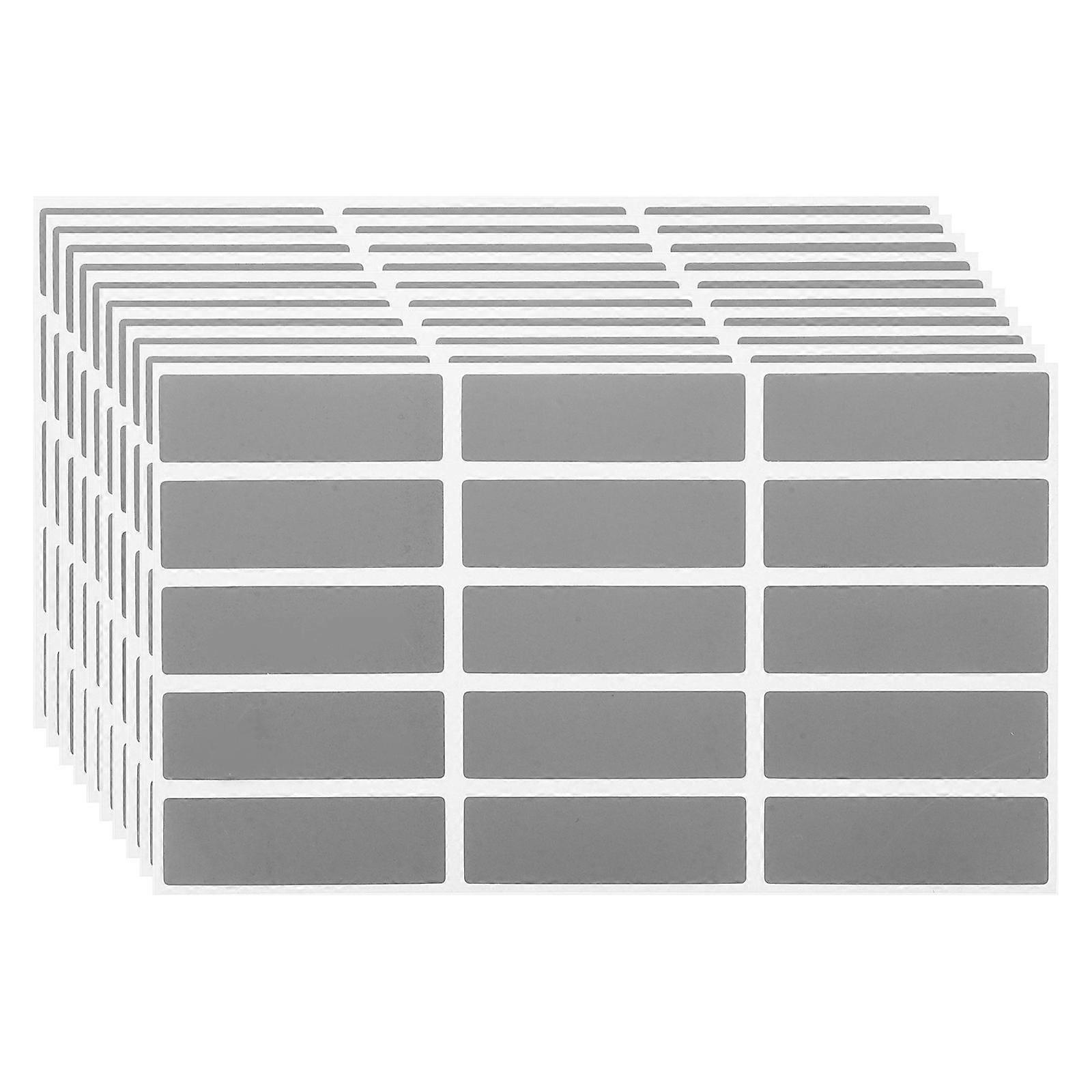 Rectangle Scratch Off Stickers Self Adhesive Reveal For Diy Games Raffle Tickets Reward Cards 150Pcs