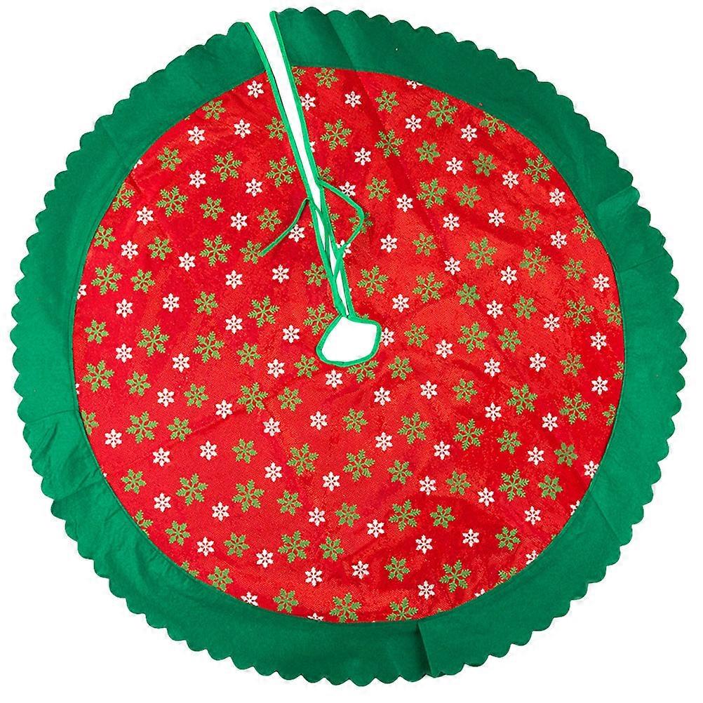 Sukňa na stromček Veľká červená sukňa na vianočný stromček okrúhla vianočná párty 1 sada