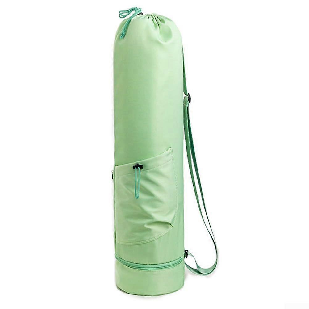 Yoga Mat Bag With Waterproof Design And Adjustable Strap For Custom Comfort Green Fits Most Yoga Mats
