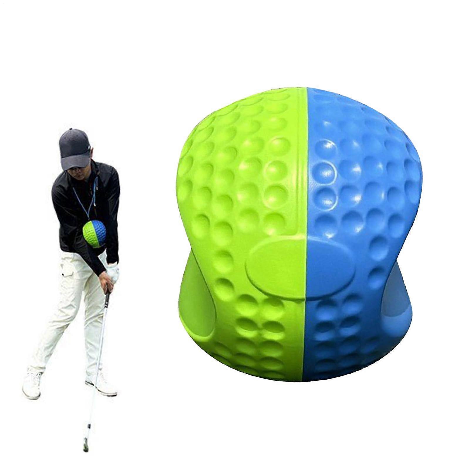 Golf swing trainer ball, posture trainer equipment, swing correction and skill enhancement for driving range golf course chipping area putting green M