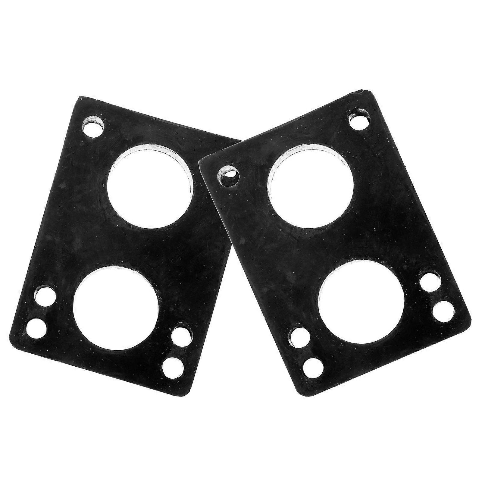 2pcs Skateboard Riser Pads & Washers – Durable PU Material for Enhanced Stability and Easy Installation on Skateboards and Surfboards