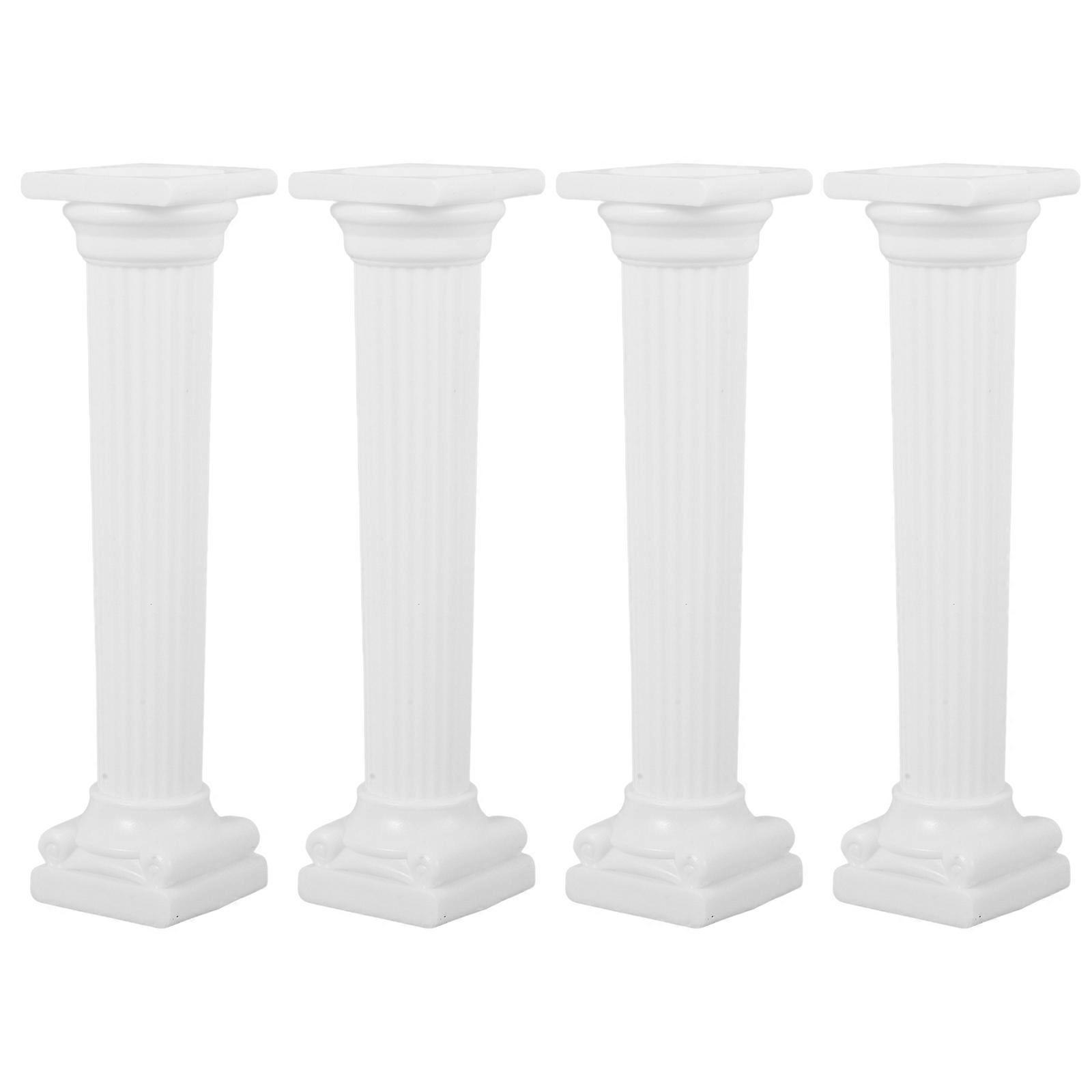 Roman Column Cupcake Stand Cake Pillars Set Delicate Look 4Set
