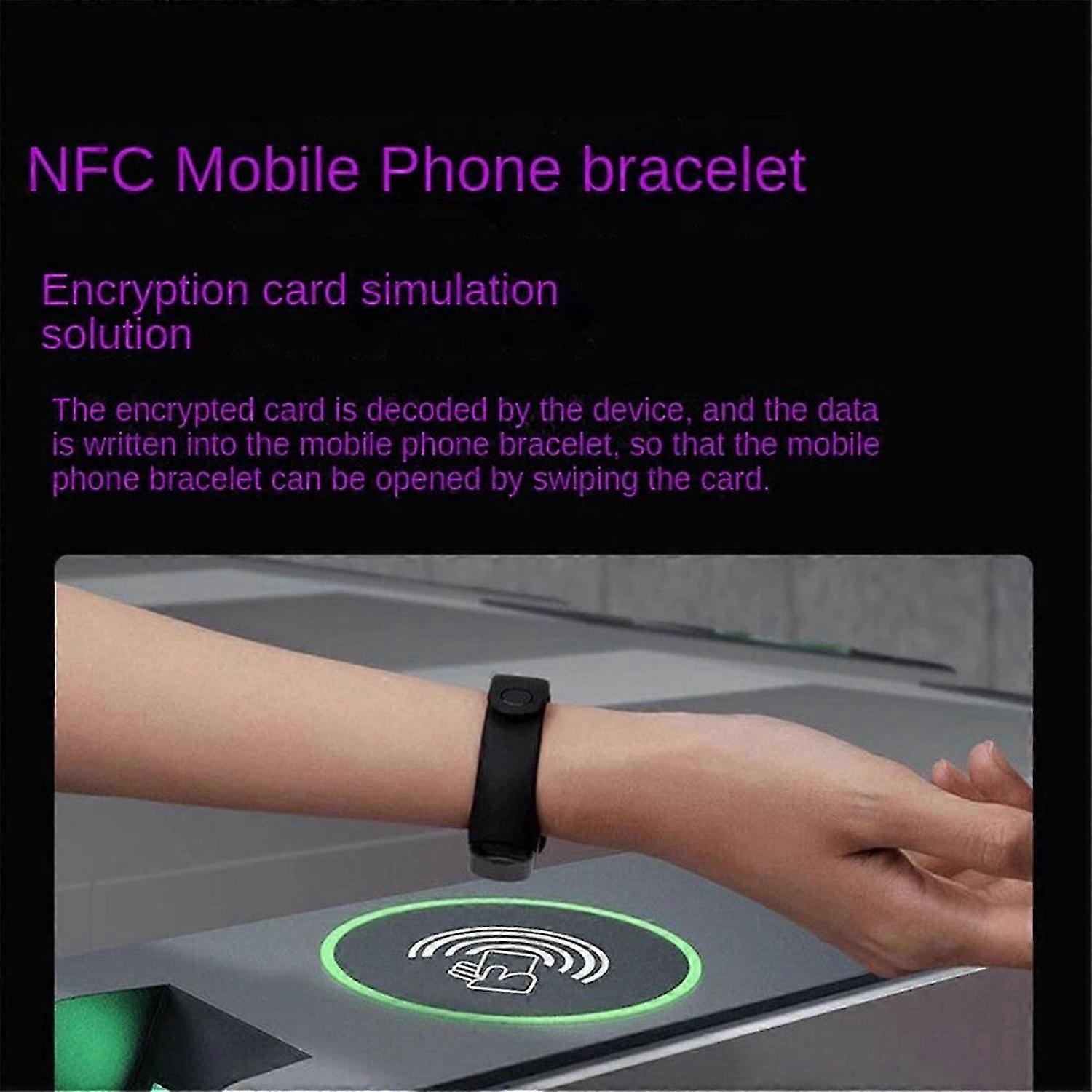 NFC Read-Write Device, Card Reader, Encrypted Access Control Decoder, Compatible with Bluetooth ICID