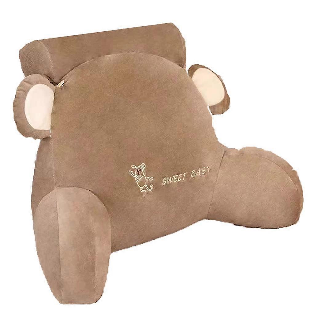 Plush Throw Pillow Headrest Cushion for Reading, Bed and Back Support, 40x70cm, Ideal for Couch and Bed Use