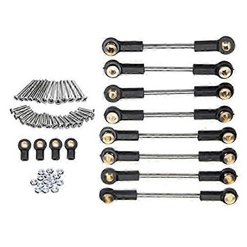 Metall Chassis Aufhängung Link Spurstange Set für WPL C14 C24 C24-1 1/16 RC Auto Upgrade Teile Zubehör Edition 0630