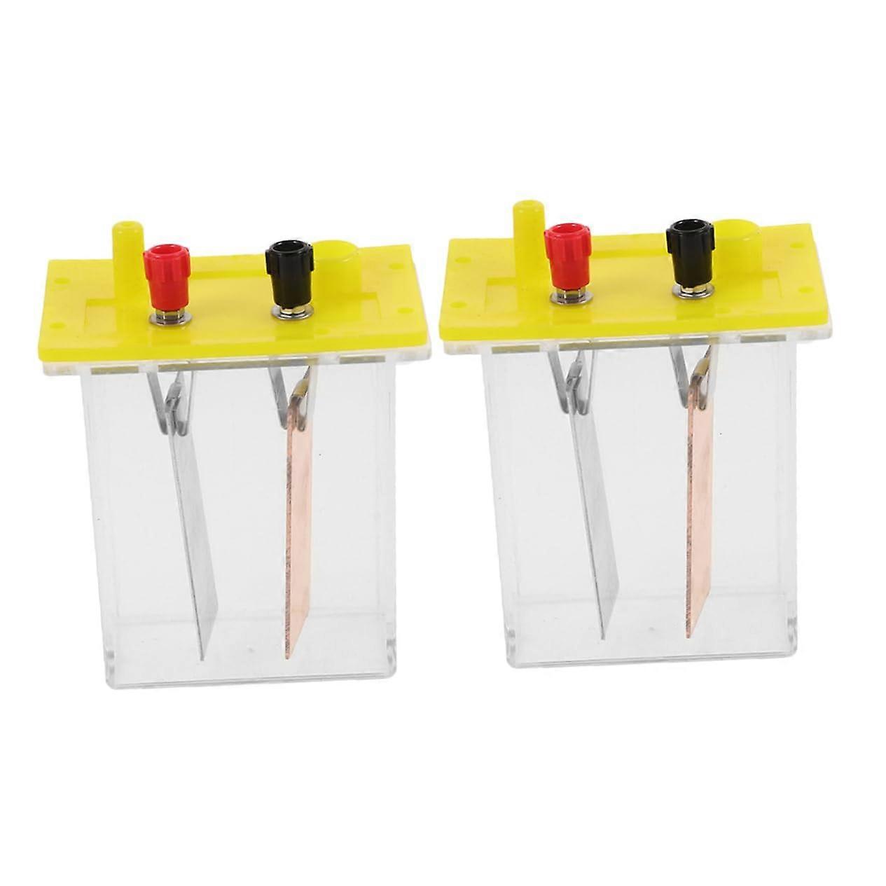 2 Sets Salt Experiment Set Electricity Set for Work Clock Set Electronics Set for Science Fair Project Sets Circuit Set