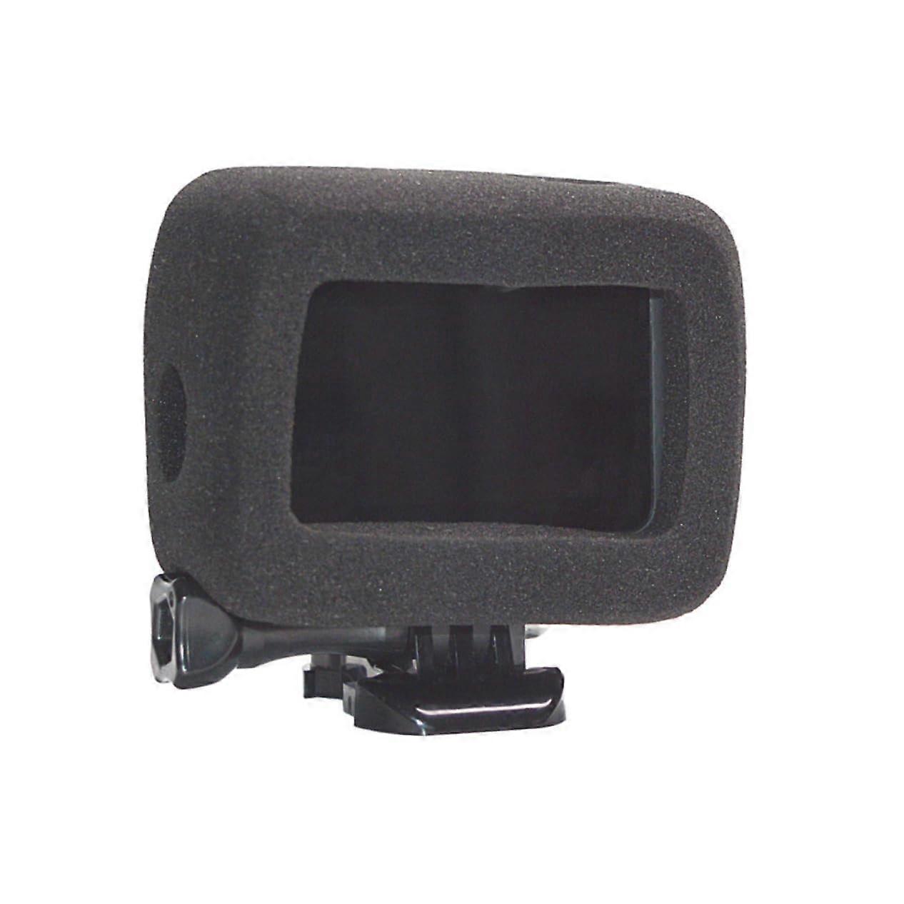 EasytoRemove Hero8 Windshield Housing Made of Black Sponge for Action Camera Accessories