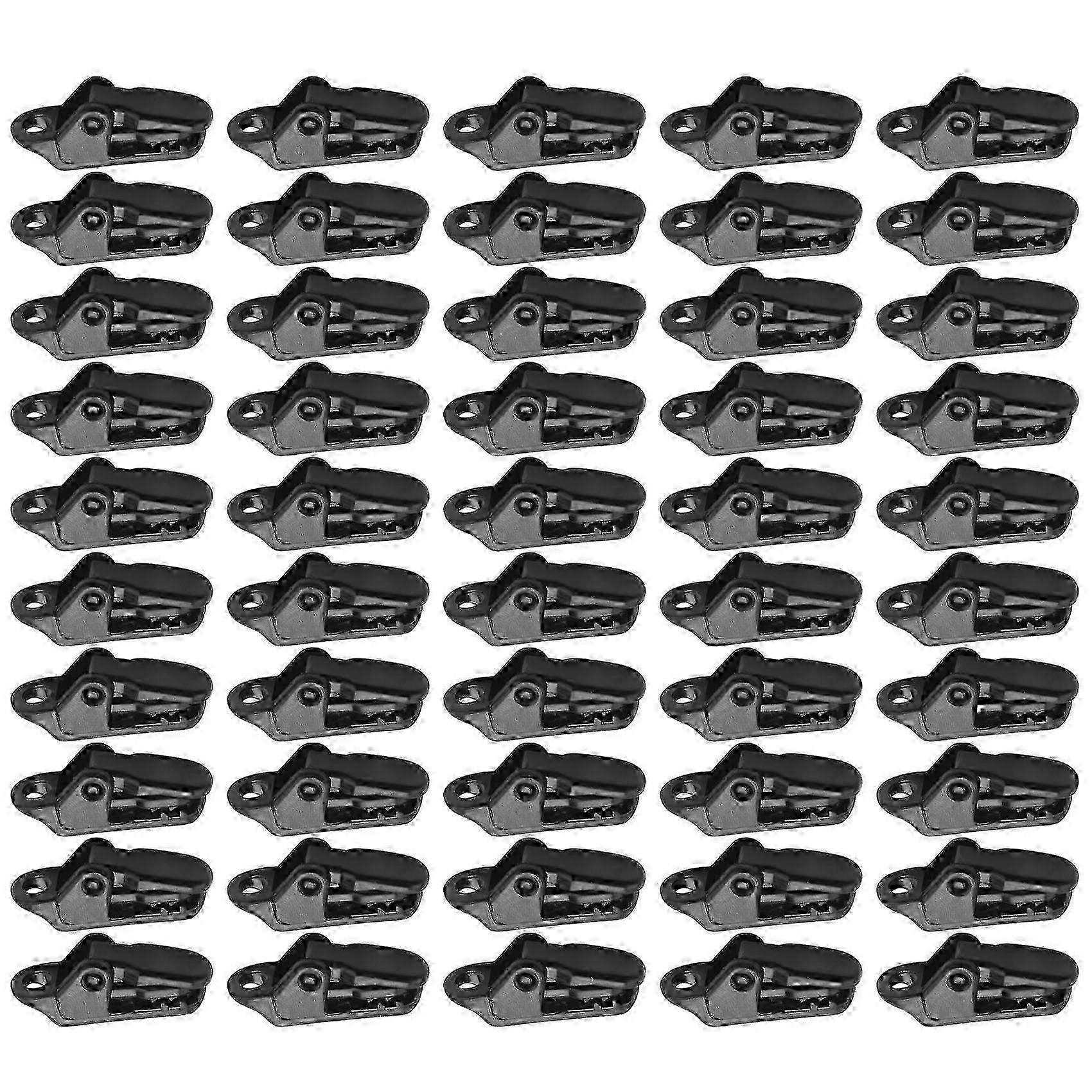 50Pcs ασφαλής σφιγκτήρας συνδετήρων μουσαμά πανιών με την ισχυρή λαβή κλειδαριών για υπαίθρια κατασκήνωση, σκηνή, τέντα, σφίξτε το πανό