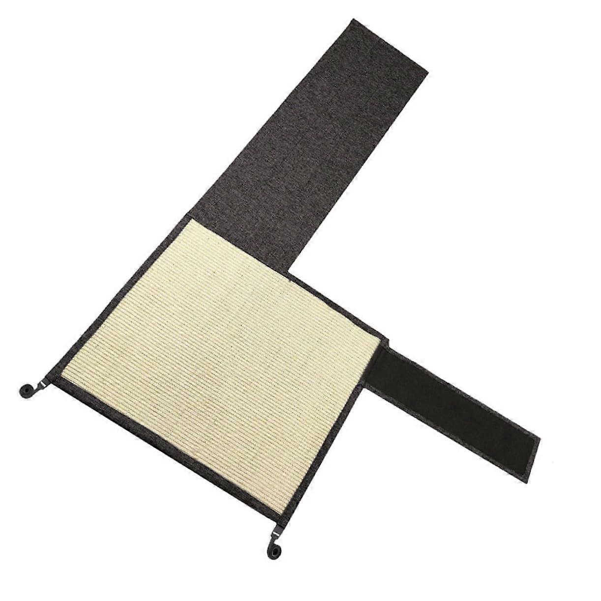 Sisal Scratching Mat for Cats Deep Grey Durable Cat Scratching Pad Cat Furniture Protector for Sofa and Furniture
