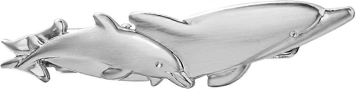 Animal Tie Clip for Men Unique Shark Owl Elephant Dolphin Fish Tie