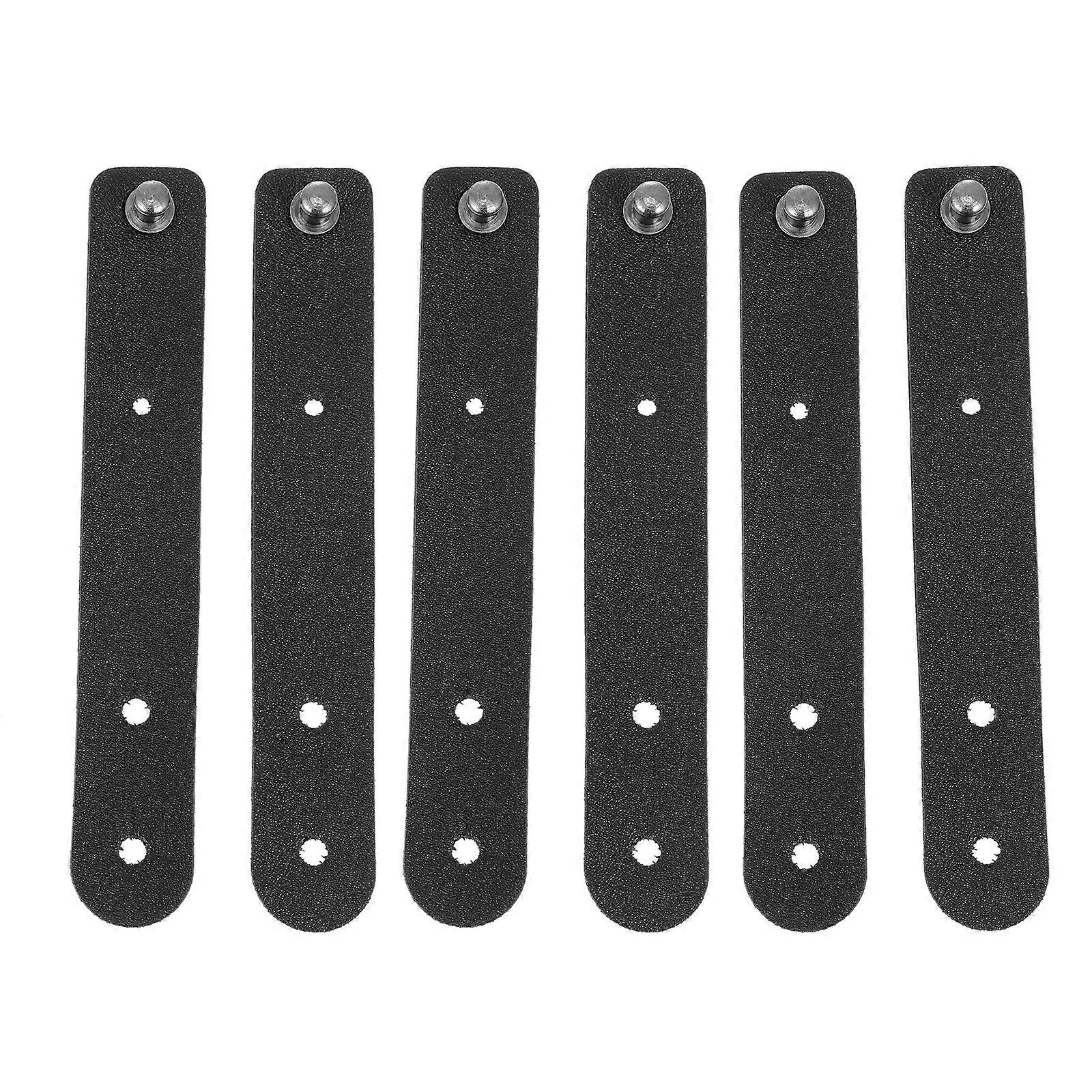 Adjustable Cable Ties for USB Cord Organizer – Black Cable Straps for Home, Office, and Travel Use