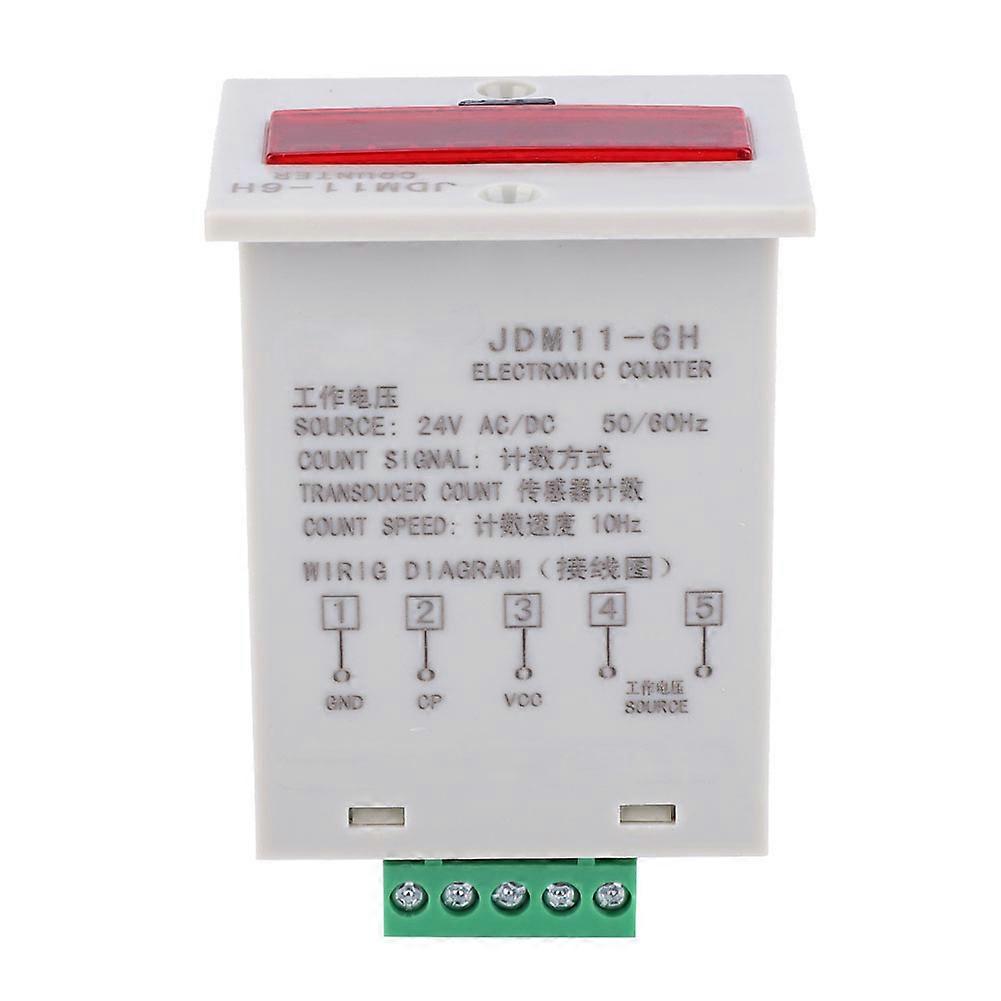 JDM11-6H Electronic Counter 6 Digits LED Digital Display Counter Relay Transducer Count