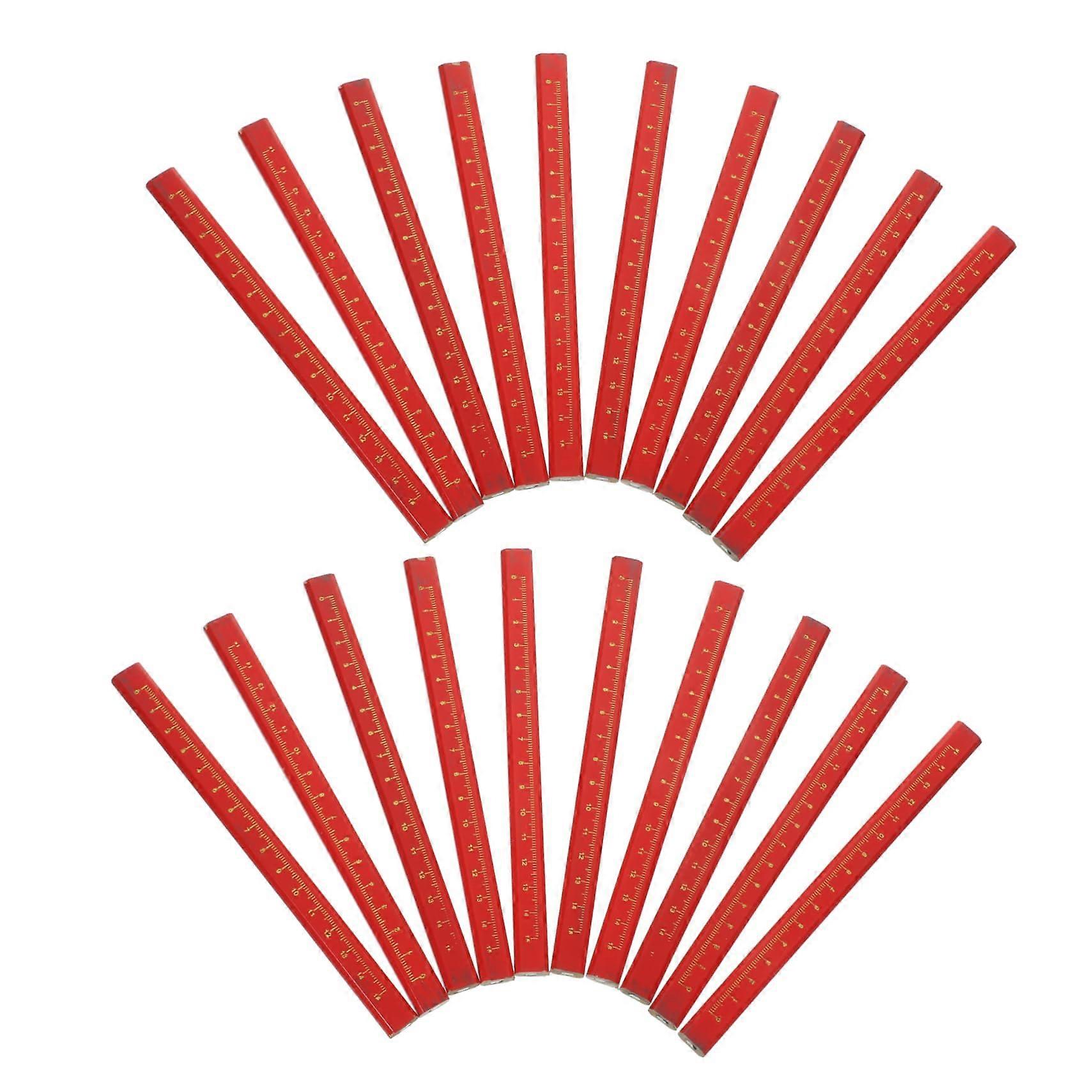50 Pieces Mechanical Carpenter Pencils for Woodworkers and Designers