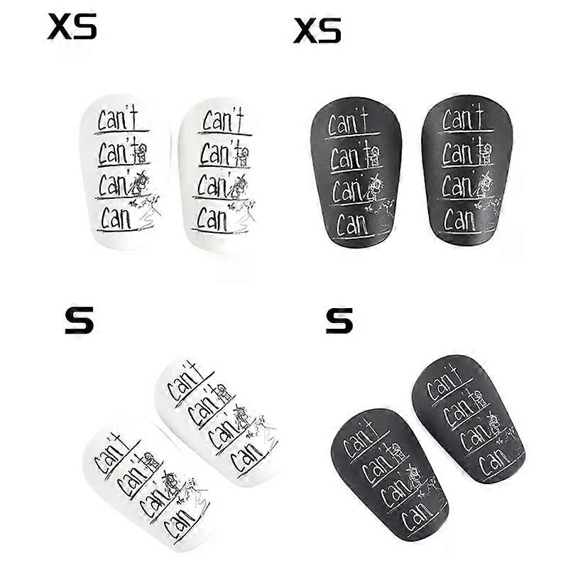 1 ζευγάρια EVA Mini Shin Pads Ανθεκτικό στη φθορά Απορρόφηση κραδασμών Προστατευτικό ποδιών ποδοσφαίρου Προπόνηση ποδοσφαίρου Προστατευτικά κνήμης Ανθεκτικό XS Μαύρο