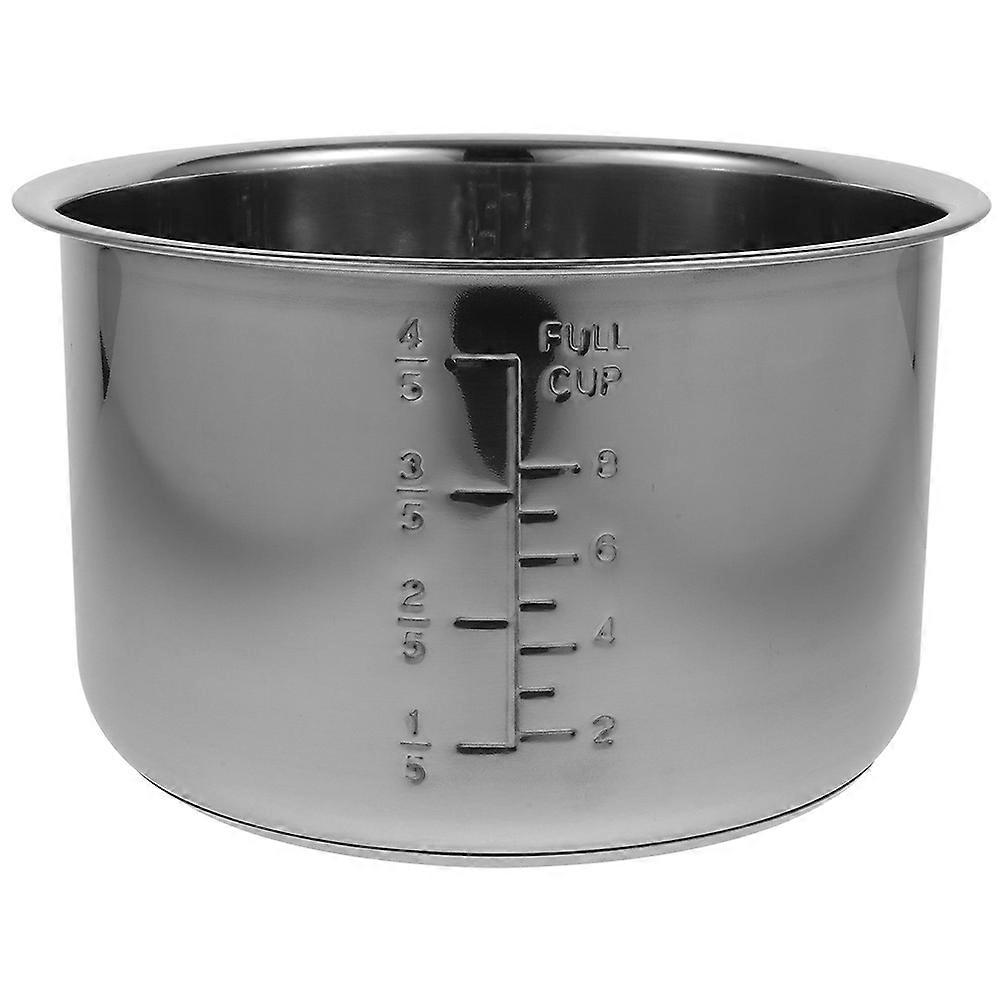 Cooker Inner Pot Round Shape For Home Cooking Making Cake 4L 1Set