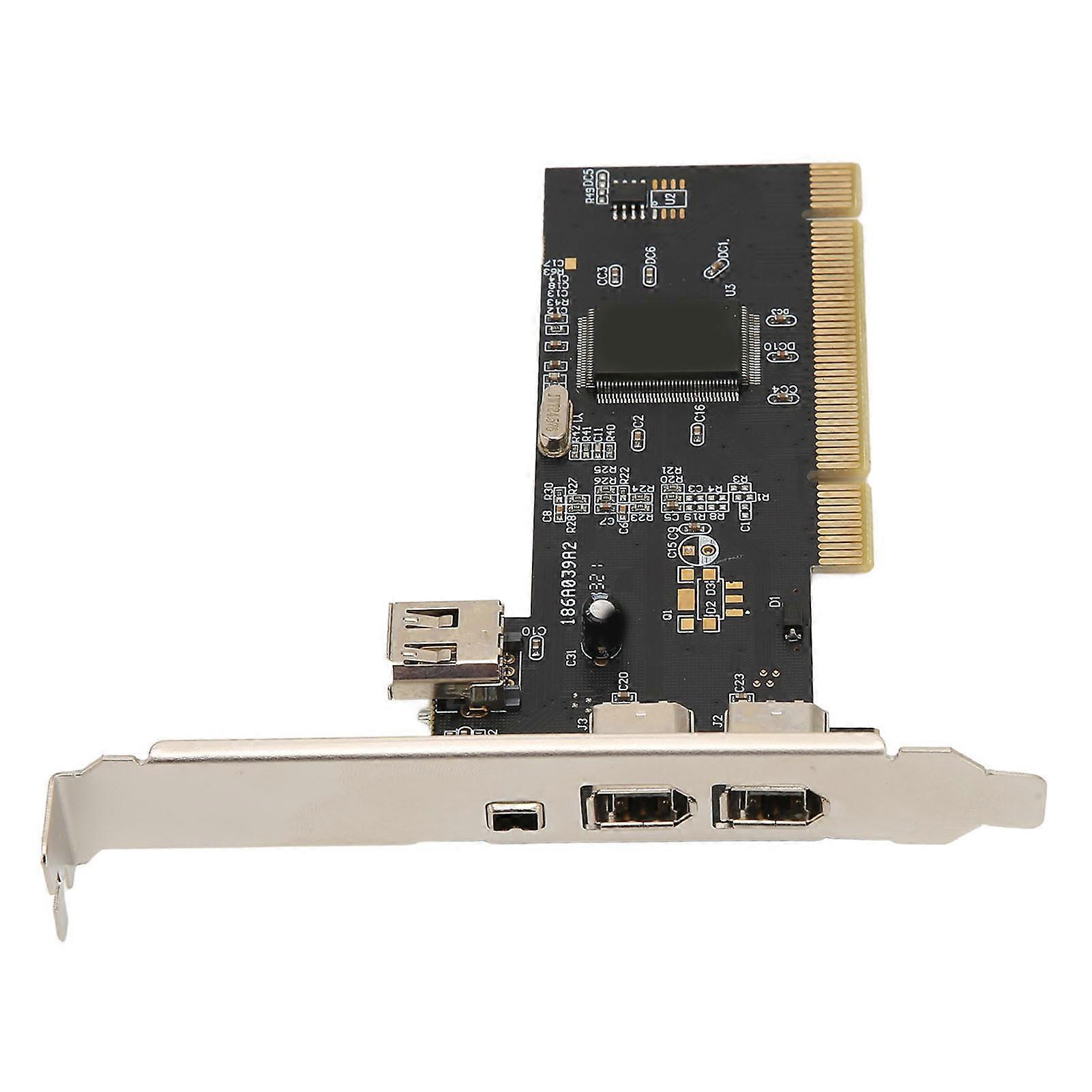 1394 Firewire Card PCI Express to External IEEE High Speed Widely Compatible 1394 Adapter Controller for Desktop DV