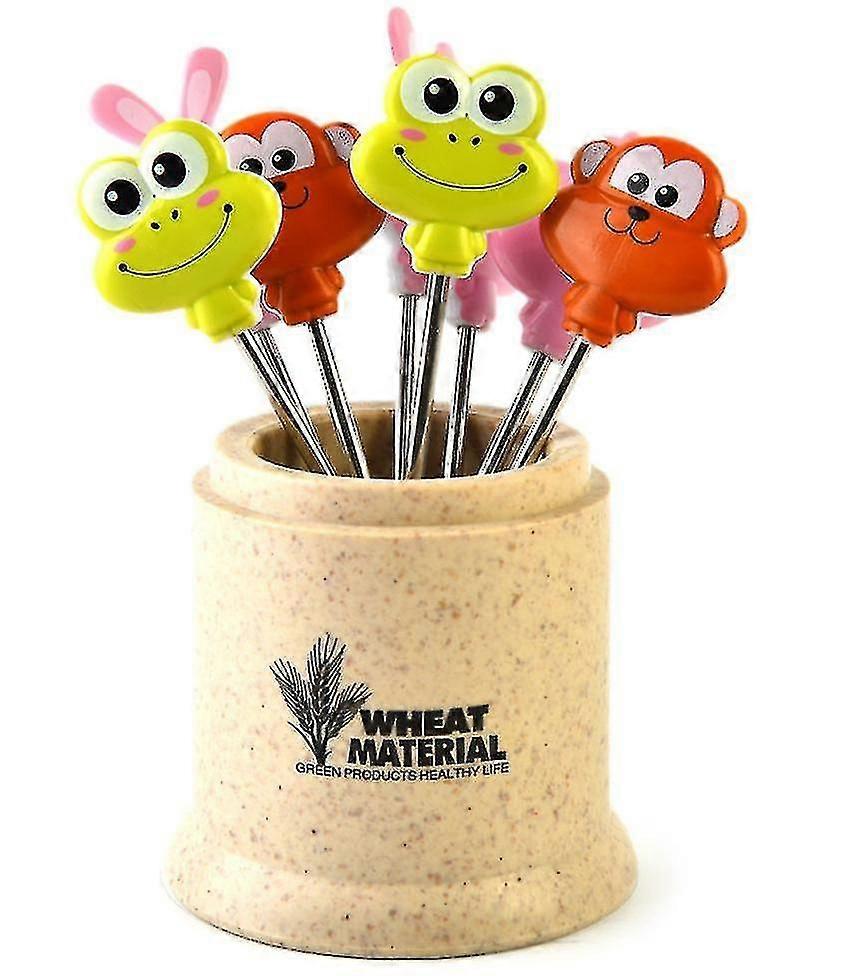 8 Pcs Stainless Steel Fruit Fork, Fruit Toothpicks