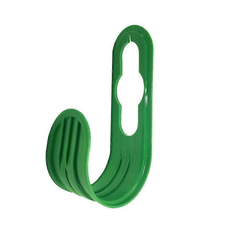 Expandable Garden Hose Hanger, SpaceSaving Hose Hook for Irrigation (Green)