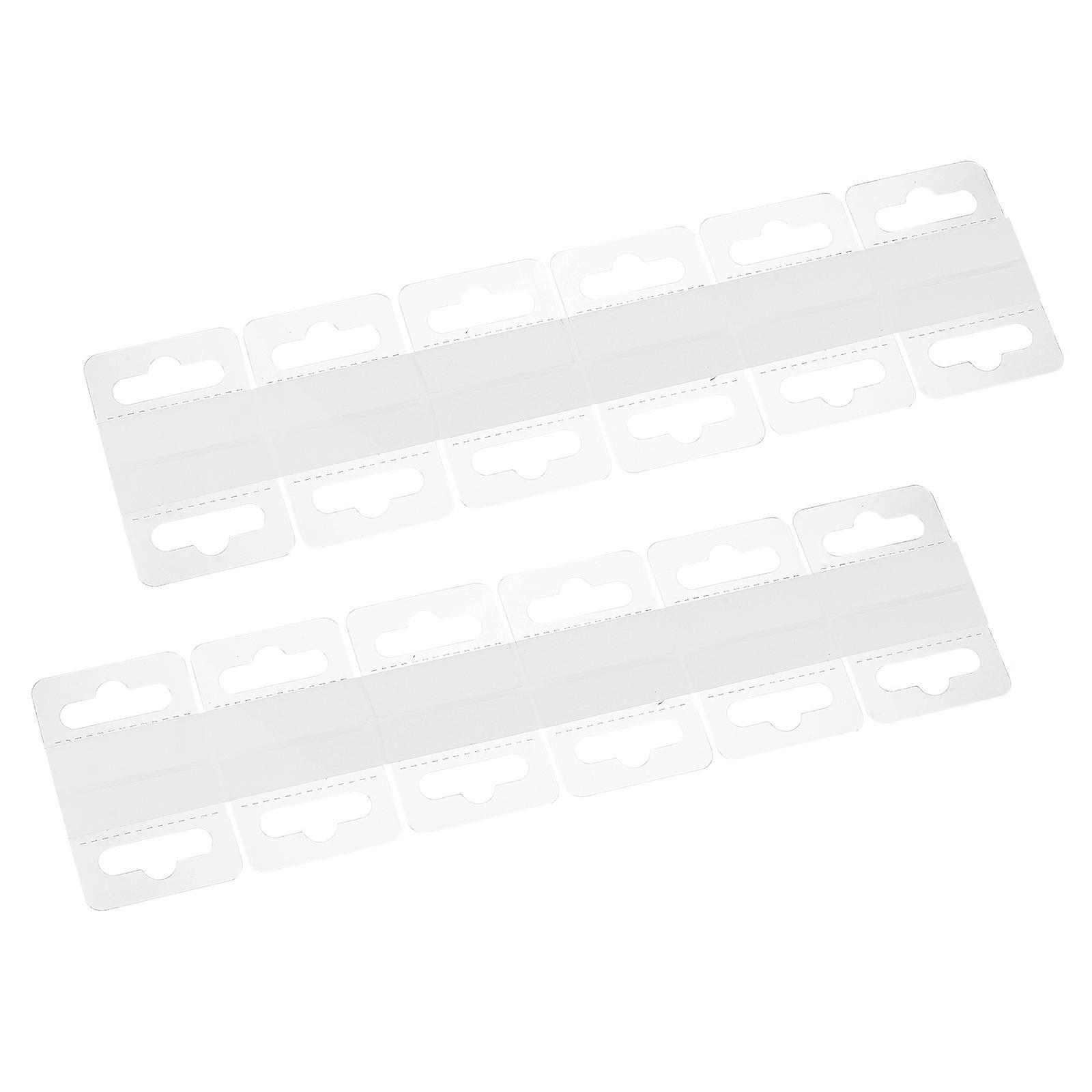 Self-Adhesive Label Hook Display Hooks For Retail Supermarket Sign 4.8X3.7X0.1Cm Storage 100Pcs