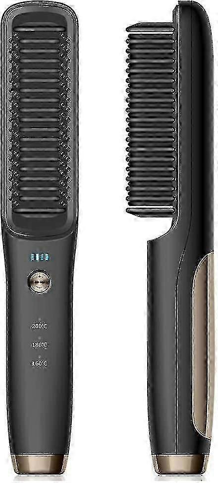 Tragbare kabellose Haar- und Bartglättungsbürste