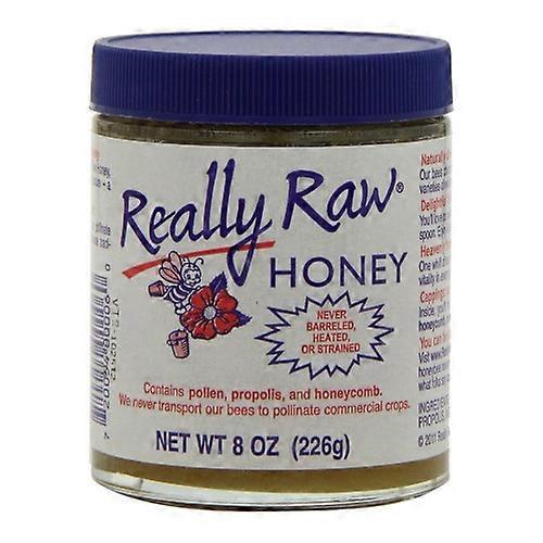 Really Raw Honey Unheated And Unstrained ,8 Oz (Pack of 1)