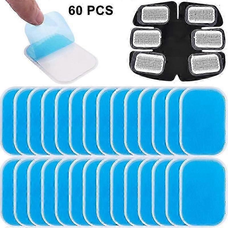 Barsinfi 60pcs Gel Replacement Pads, Electrodes Gel Replacement Pads