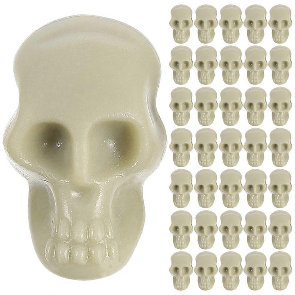 50pcs Realistic Mini Skull Decorations for Halloween Party, Home Decor, Haunted House Props & Creative Photo Shoots