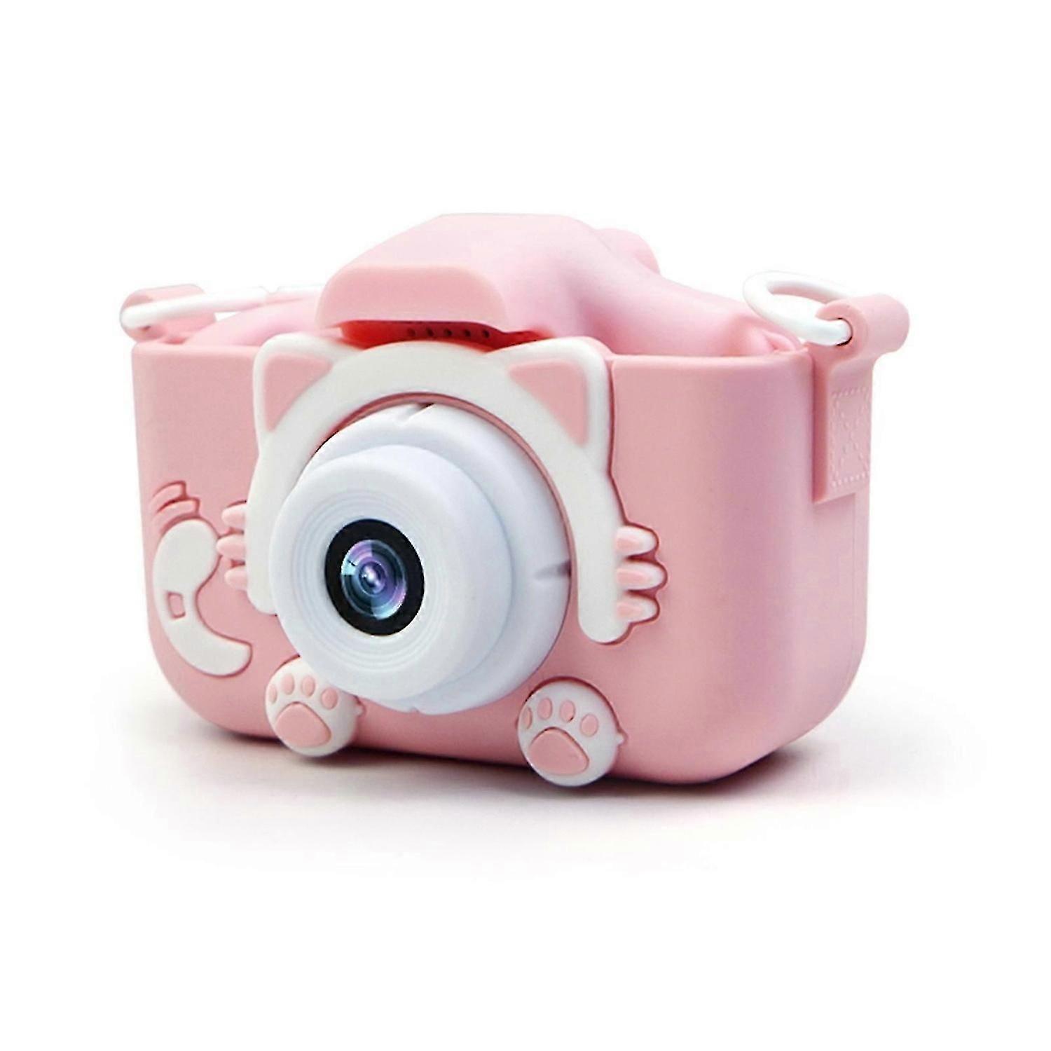 Portable Children Digital Camera 20MP 1080P HD Video Camera Camcorder Cute Rechargeable Selfie Camera with 1.9 Inch Screen 32GB Memory Card Support Ga